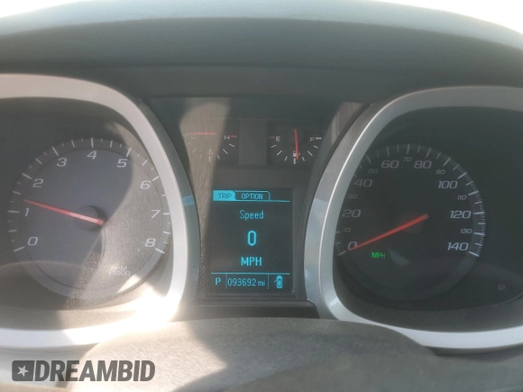 2017 Chevrolet Equinox LT with VIN 2GNALCEK4H6163624, listed as a Copart auction lot 53272425 with 93,692 mi miles and Salvage Title. Bid and sale history available at DreamBid. Image 9.