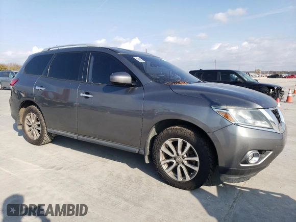 2015 Nissan Pathfinder SV with VIN 5N1AR2MMXFC657328, listed as a Copart auction lot 85282204 with 194,056 mi miles and Clean title. Bid and sale history available at DreamBid. Image 4.