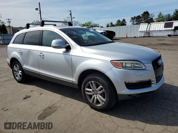 2008 Audi Q7 Premium with VIN WA1BY74LX8D021919, listed as a Copart auction lot 56683595 with 111,613 mi miles and Salvage title. Bid and sale history available at DreamBid. Image 4.