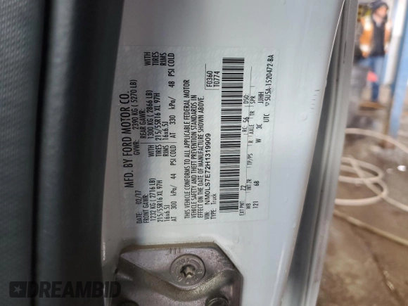2017 Ford Transit Connect XL с VIN NM0LS7E72H1319909, выставлен на аукционе Copart как лот 44556265 с пробегом 61 142 миль миль и Списание • Salvage title. История ставок и продаж доступна на DreamBid. Изображение 14.