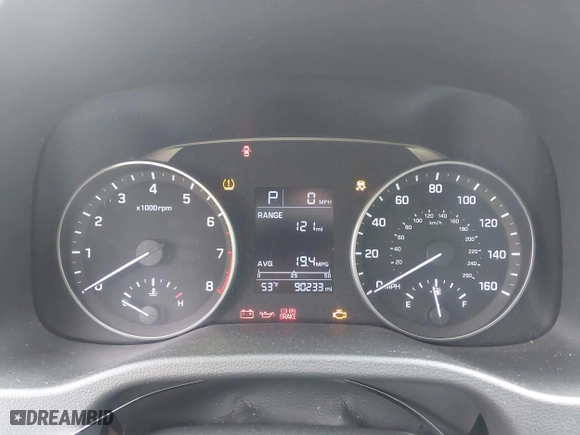 2017 Hyundai Elantra SE with VIN KMHD74LF8HU121511, listed as a IAAI auction lot 41741418 with 90,233 mi miles. Bid and sale history available at carsss.com. Image 7.