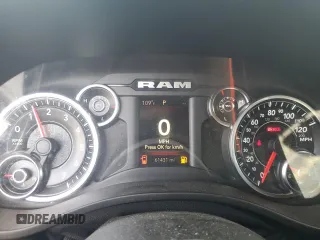 2019 Ram 1500 Big Horn with VIN 1C6RREFT1KN721002, listed as a Copart auction lot 61526425 with 61,431 mi miles and Clean title. Bid and sale history available at DreamBid. Image 9.