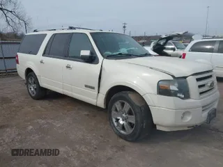2007 Ford Expedition Max Limited z VIN 1FMFK20577LA18558, wystawiony jako IAAI lot #41475682 z przebiegiem 153 127 mil mil oraz . Historia ofert i sprzedaży dostępna na DreamBid. Obrazek 1.
