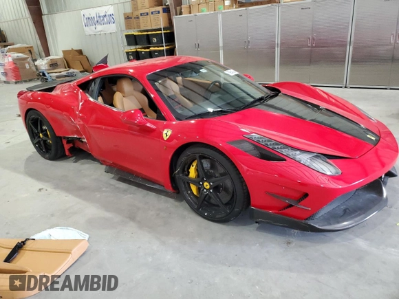2011 Ferrari 458 Italia z VIN ZFF67NFA2B0180802, wystawiony jako Copart lot #78984894 z przebiegiem 33 420 mil mil oraz Szkody całkowita. Historia ofert i sprzedaży dostępna na DreamBid. Obrazek 4.
