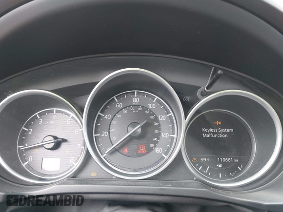 2018 Mazda CX-5 Grand Touring z VIN JM3KFADM8J1406007, wystawiony jako IAAI lot #42008567 z przebiegiem 110 661 mil mil oraz . Historia ofert i sprzedaży dostępna na DreamBid. Obrazek 7.