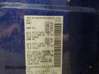 2017 Nissan Pathfinder SV with VIN 5N1DR2MM1HC641910, listed as a Copart auction lot 42714965 with 163,183 mi miles and Non Repairable. Bid and sale history available at carsss.com. Image 13.
