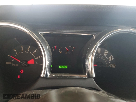 2006 Ford Mustang Standard with VIN 1ZVFT84N565202458, listed as a Copart auction lot 75310324 with 123,833 mi miles and Clean Title. Bid and sale history available at carsss.com. Image 9.