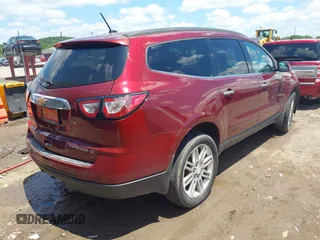 2015 Chevrolet Traverse LT with VIN 1GNKRGKD7FJ366703, listed as a IAAI auction lot 42397942 with 183,557 mi miles and . Bid and sale history available at DreamBid. Image 4.
