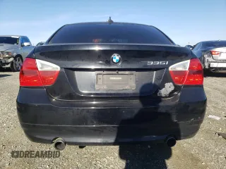 2007 BMW 3 Series 335i with VIN WBAVB73557KY62173, listed as a Copart auction lot 41461935 with 0 mi miles and Clean Title. Bid and sale history available at carsss.com. Image 6.