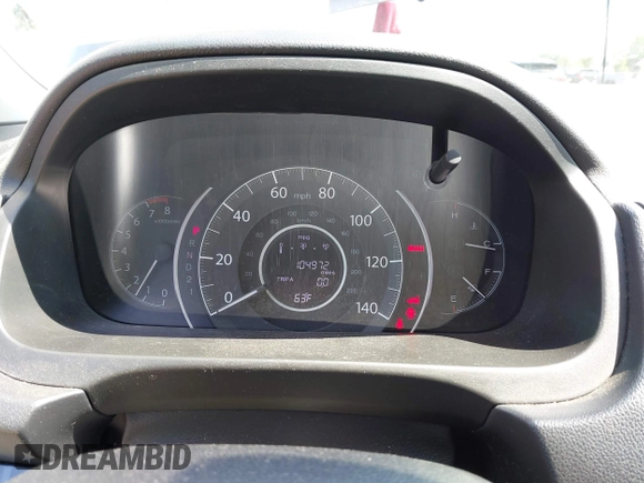 2014 Honda CR-V EX-L with VIN 5J6RM4H79EL077096, listed as a IAAI auction lot 42153513 with 104,972 mi miles and . Bid and sale history available at DreamBid. Image 7.