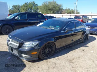2014 Mercedes-Benz CLS-Class CLS 550 with VIN WDDLJ7DB3EA117402, listed as a IAAI auction lot 41171927 with 146,038 mi miles. Bid and sale history available at carsss.com. Image 2.