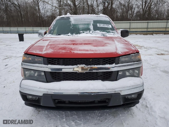 2008 Chevrolet Colorado LT w/1LT with VIN 1GCDT13E788161268, listed as a Copart auction lot 84145704 with 130,726 mi miles and Salvage Title. Bid and sale history available at carsss.com. Image 5.