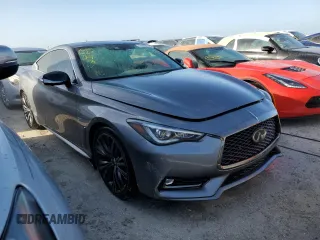 2020 Infiniti Q60 Luxe with VIN JN1EV7EK4LM340553, listed as a Copart auction lot 74669424 with Not Provided miles and Non Repairable. Bid and sale history available at carsss.com. Image 4.