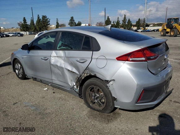 2020 Hyundai Ioniq Hybrid Blue with VIN KMHC65LC3LU200846, listed as a Copart auction lot 47582695 with 190,624 mi miles and Salvage Title. Bid and sale history available at carsss.com. Image 2.