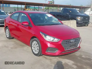 2020 Hyundai Accent SE with VIN 3KPC24A6XLE118473, listed as a IAAI auction lot 41905043 with 87,921 mi miles. Bid and sale history available at carsss.com. Image 1.