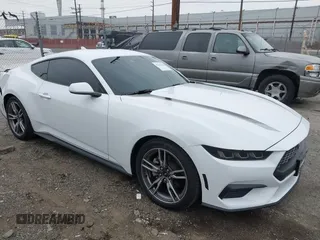 2024 Ford Mustang EcoBoost with VIN 1FA6P8TH3R5109662, listed as a IAAI auction lot 42164383 with 3,336 mi miles and . Bid and sale history available at DreamBid. Image 1.