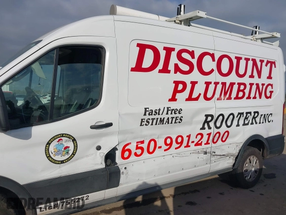 2022 Ford Transit Cargo with VIN 1FTBR1C80NKA05202, listed as a IAAI auction lot 41447583 with 75,302 mi miles and . Bid and sale history available at DreamBid. Image 15.