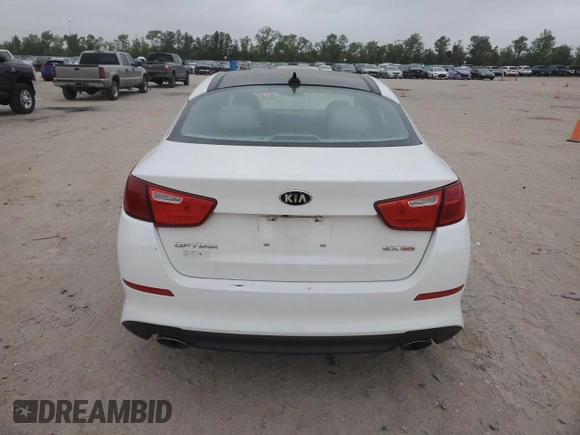 2015 Kia Optima EX with VIN 5XXGN4A75FG439429, listed as a Copart auction lot 51784085 with 74,006 mi miles and Clean Title. Bid and sale history available at carsss.com. Image 6.