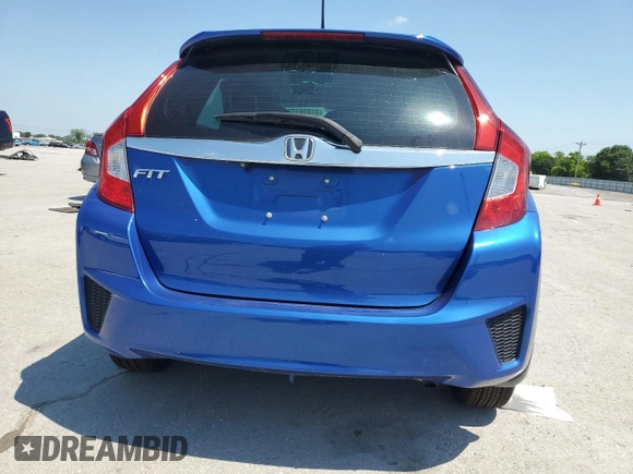 2015 Honda Fit EX-L with VIN 3HGGK5H83FM745753, listed as a Copart auction lot 61916175 with 76,305 mi miles and Salvage title. Bid and sale history available at DreamBid. Image 6.
