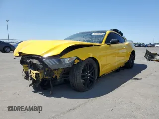 2015 Ford Mustang EcoBoost with VIN 1FA6P8TH7F5352435, listed as a Copart auction lot 55608135 with 164,847 mi miles and Clean Title. Bid and sale history available at carsss.com. Image 1.