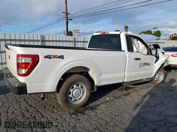 2021 Ford F-150 XL с VIN 1FTMF1EB4MKE24730, выставлен на аукционе Copart как лот 82146694 с пробегом 52 910 миль миль и Списание • Salvage title. История ставок и продаж доступна на DreamBid. Изображение 3.