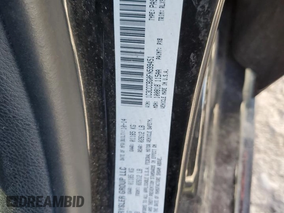 2015 Chrysler 200 S with VIN 1C3CCCBG0FN599451, listed as a Copart auction lot 50691965 with 165,464 mi miles and Salvage Title. Bid and sale history available at DreamBid. Image 15.