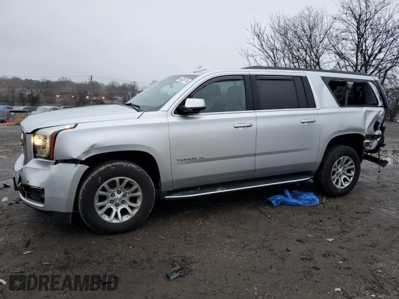 2019 GMC Yukon XL SLT with VIN 1GKS1GKC2KR380936, listed as a Copart auction lot 84625174 with 118,077 mi miles and Salvage Title. Bid and sale history available at carsss.com. Image 1.