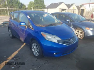 2014 Nissan Note S with VIN 3N1CE2CP3EL356491, listed as a IAAI auction lot 42628539 with 87,385 mi miles and . Bid and sale history available at DreamBid. Image 1.