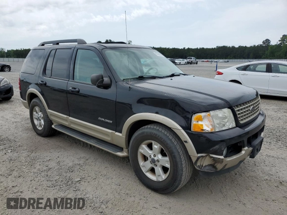 2005 Ford Explorer Eddie Bauer z VIN 1FMDU64K85UA36518, wystawiony jako Copart lot #57399285 z przebiegiem 132 178 mil mil oraz Szkoda całkowita • Salvage title. Historia ofert i sprzedaży dostępna na DreamBid. Obrazek 4.