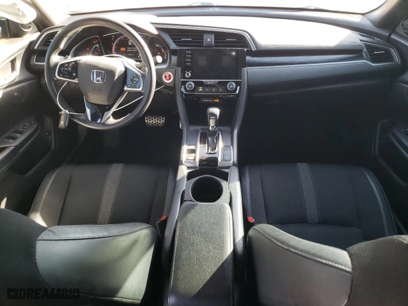 2019 Honda Civic Sedan Sport with VIN 19XFC2F85KE046315, listed as a Copart auction lot 47567155 with 56,983 mi miles and Salvage Title. Bid and sale history available at carsss.com. Image 8.
