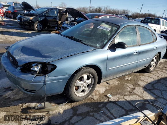 2006 Ford Taurus SE with VIN 1FAFP53U26A118660, listed as a Copart auction lot 42566095 with 0 mi miles and Salvage Title. Bid and sale history available at carsss.com. Image 1.