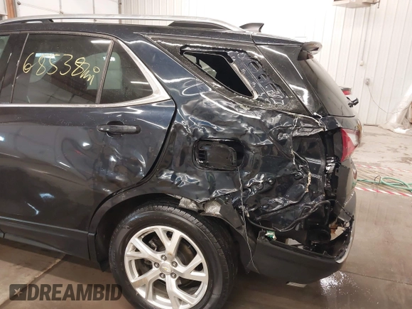 2020 Chevrolet Equinox LT with VIN 2GNAXLEX1L6206969, listed as a IAAI auction lot 40982322 with 68,538 mi miles. Bid and sale history available at carsss.com. Image 6.