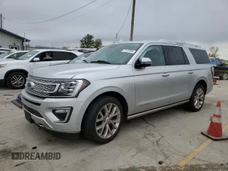 2018 Ford Expedition Max Platinum with VIN 1FMJK1MT4JEA31051, listed as a Copart auction lot 77272394 with Not provided miles and Salvage title. Bid and sale history available at DreamBid. Image 1.