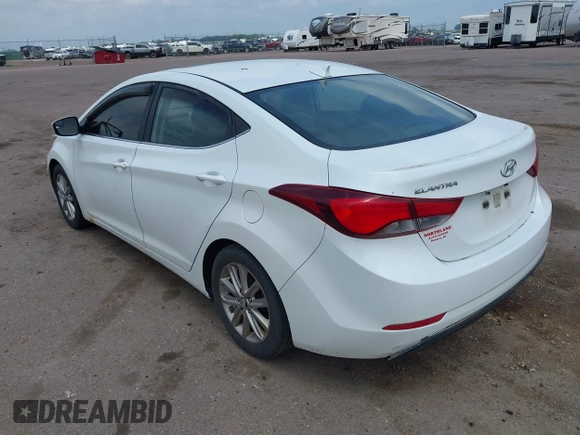 2015 Hyundai Elantra SE with VIN 5NPDH4AE1FH592015, listed as a IAAI auction lot 42769416 with 153,526 mi miles and . Bid and sale history available at DreamBid. Image 3.