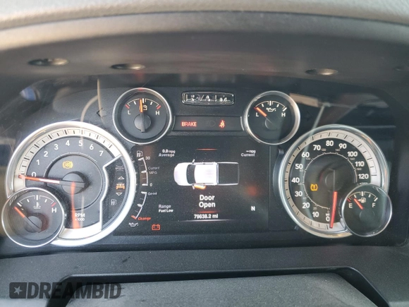 2016 Ram 1500 Big Horn with VIN 1C6RR6LT4GS209317, listed as a Copart auction lot 73019404 with 79,638 mi miles and Salvage Title. Bid and sale history available at carsss.com. Image 9.