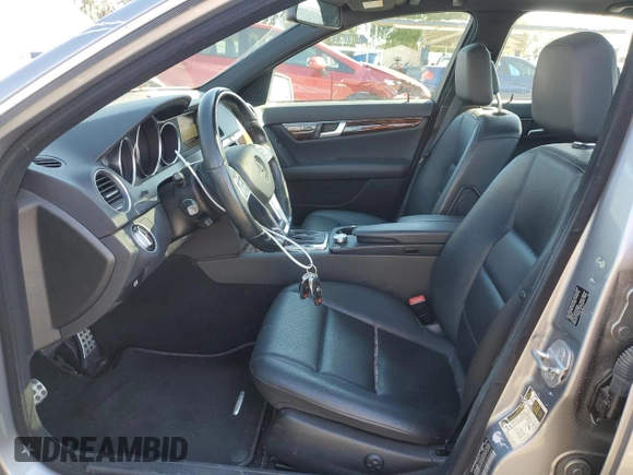 2012 Mercedes-Benz C 350 Sport with VIN WDDGF5HB0CR208286, listed as a Copart auction lot 48411595 with 90,404 mi miles and Clean Title. Bid and sale history available at DreamBid. Image 7.