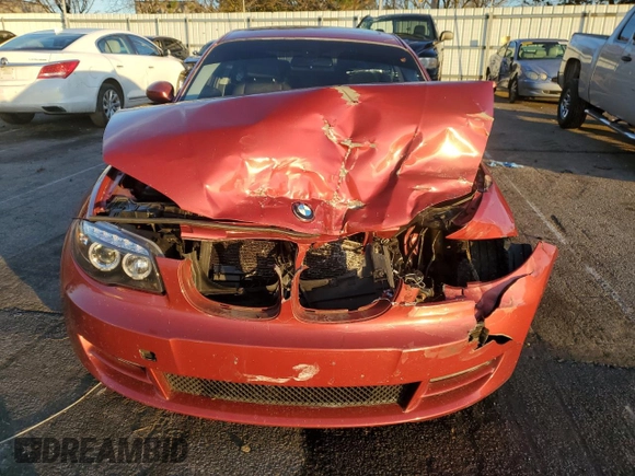 2009 BMW 1 Series 128i with VIN WBAUP735X9VF07209, listed as a Copart auction lot 85059184 with 114,727 mi miles and Salvage Title. Bid and sale history available at carsss.com. Image 5.