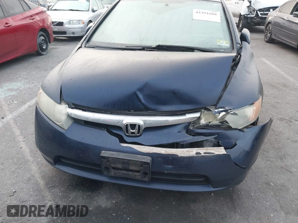 2006 Honda Civic LX z VIN 1HGFA16526L129544, wystawiony jako IAAI lot #42391680 z przebiegiem 98 225 mil mil oraz . Historia ofert i sprzedaży dostępna na DreamBid. Obrazek 6.
