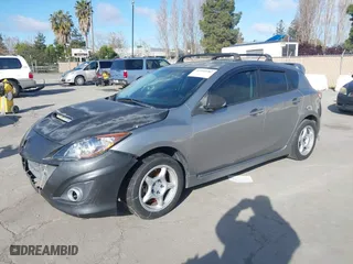 2010 Mazda Mazda3 Mazdaspeed3 Sport with VIN JM1BL1H41A1253868, listed as a IAAI auction lot 41993182 with 124,120 mi miles. Bid and sale history available at carsss.com. Image 2.