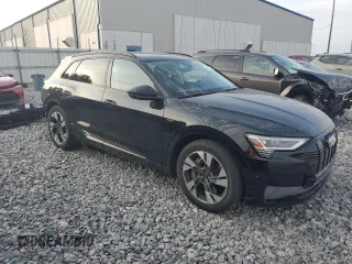 2023 Audi e-tron Premium with VIN WA1AAAGE3PB025279, listed as a Copart auction lot 55920165 with 28,535 mi miles and Salvage Title. Bid and sale history available at DreamBid. Image 4.