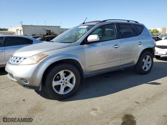2005 Nissan Murano SL with VIN JN8AZ08T35W325047, listed as a Copart auction lot 69662484 with 132,492 mi miles and Salvage Title. Bid and sale history available at carsss.com. Image 1.