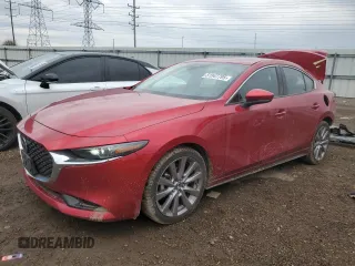 2019 Mazda 3 Premium with VIN 3MZBPAEM6KM103409, listed as a Copart auction lot 51947795 with 100,986 mi miles and Salvage Title. Bid and sale history available at DreamBid. Image 1.