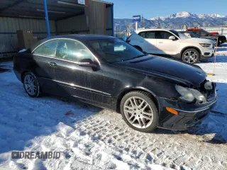 2008 Mercedes-Benz CLK 350 with VIN WDBTJ56H68F236034, listed as a Copart auction lot 88163635 with 156,478 mi miles and Salvage title. Bid and sale history available at DreamBid. Image 4.