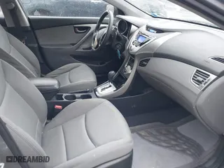 2012 Hyundai Elantra GLS with VIN KMHDH4AEXCU296746, listed as a IAAI auction lot 42022027 with 186,138 mi miles. Bid and sale history available at carsss.com. Image 5.