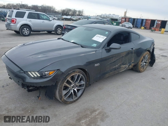 2016 Ford Mustang GT with VIN 1FA6P8CF2G5251819, listed as a IAAI auction lot 41542729 with 48,715 mi miles. Bid and sale history available at carsss.com. Image 20.