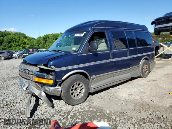 2004 Chevrolet Express Passenger z VIN 1GBFG15T841212230, wystawiony jako Copart lot #61109634 z przebiegiem 154 493 mil mil oraz Szkoda całkowita • Salvage title. Historia ofert i sprzedaży dostępna na DreamBid. Obrazek 1.