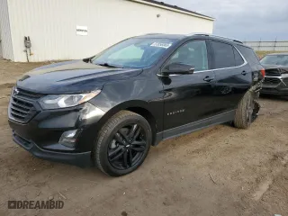 2020 Chevrolet Equinox LT with VIN 3GNAXVEX8LL169295, listed as a Copart auction lot 51056065 with 131,300 mi miles and Salvage Title. Bid and sale history available at carsss.com. Image 1.