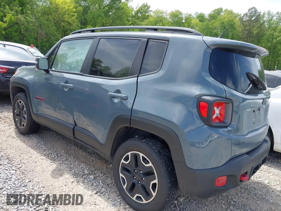 2016 Jeep Renegade Trailhawk with VIN ZACCJBCT8GPC52062, listed as a IAAI auction lot 42040795 with 139,805 mi miles and . Bid and sale history available at carsss.com. Image 3.
