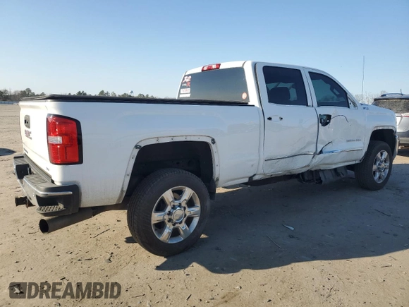2017 GMC Sierra 2500HD SLT with VIN 1GT12TEY2HF139067, listed as a Copart auction lot 43919285 with 56,169 mi miles and Salvage Title. Bid and sale history available at carsss.com. Image 3.