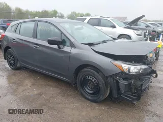 2018 Subaru Impreza with VIN 4S3GTAA67J3728185, listed as a IAAI auction lot 42140197 with 77,090 mi miles and . Bid and sale history available at DreamBid. Image 1.